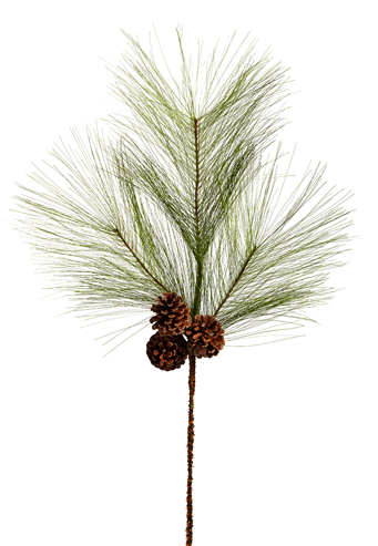 31" Long Needle Pinecone Spray