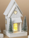 Battery Operated White Cottage Village (3-Styles)