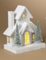 Battery Operated White Cottage Village (3-Styles)