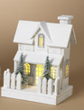 Battery Operated White Cottage Village (3-Styles)
