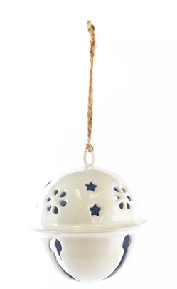Small Enamel Bell Ornament (3-Colors)