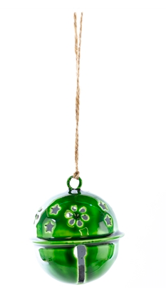 Small Enamel Bell Ornament (3-Colors)