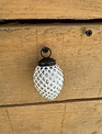 Mini Mercury Glass White Ornament (5-Styles)