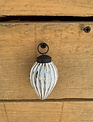 Mini Mercury Glass White Ornament (5-Styles)