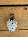 Mini Mercury Glass White Ornament (5-Styles)