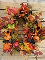 Custom Sunflower Splendor Wreath