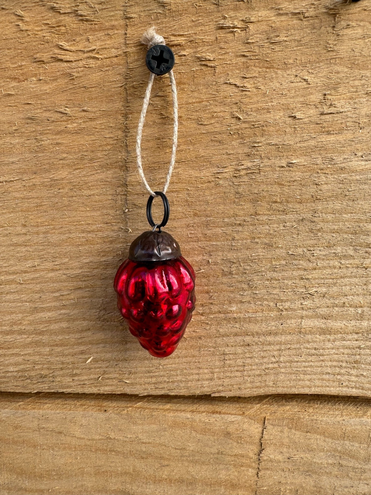 Tiny Mercury Glass Ornament (2-Colors)