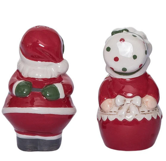 Kissing Kringles Salt & Pepper Set Christmas Decor The Last Straw