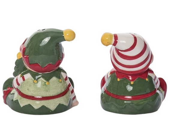 Santa's Elves Salt & Pepper Set
