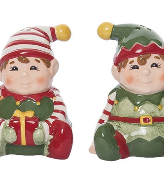 Santa's Elves Salt & Pepper Set