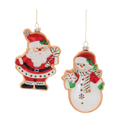 Glass Gingerbread Ornament Cookie