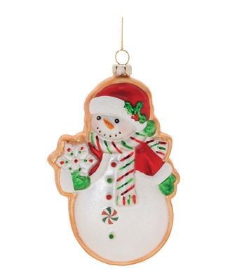 Glass Gingerbread Ornament Cookie