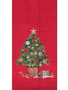 Embroidered Christmas Tree Towel