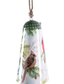 Cardinal Love & Joy Metal Bell Ornament