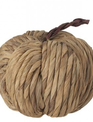 8.5" Large Rattan Weave Pumpkin