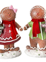 Set of 2 Large Gingerbread Couple