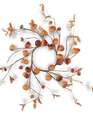 Mini Pumpkin Twig Candle Ring