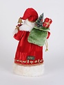Karen Didion Lighted Traditional Tartan Santa Karen Didion Lighted Traditional Tartan Santa