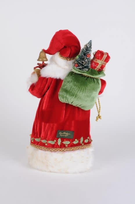 Karen Didion Lighted Traditional Tartan Santa Karen Didion Lighted Traditional Tartan Santa