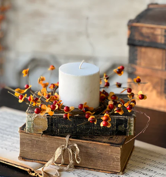 Twig Bittersweet Candle Ring