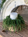 Trailing Cedar Candle Ring