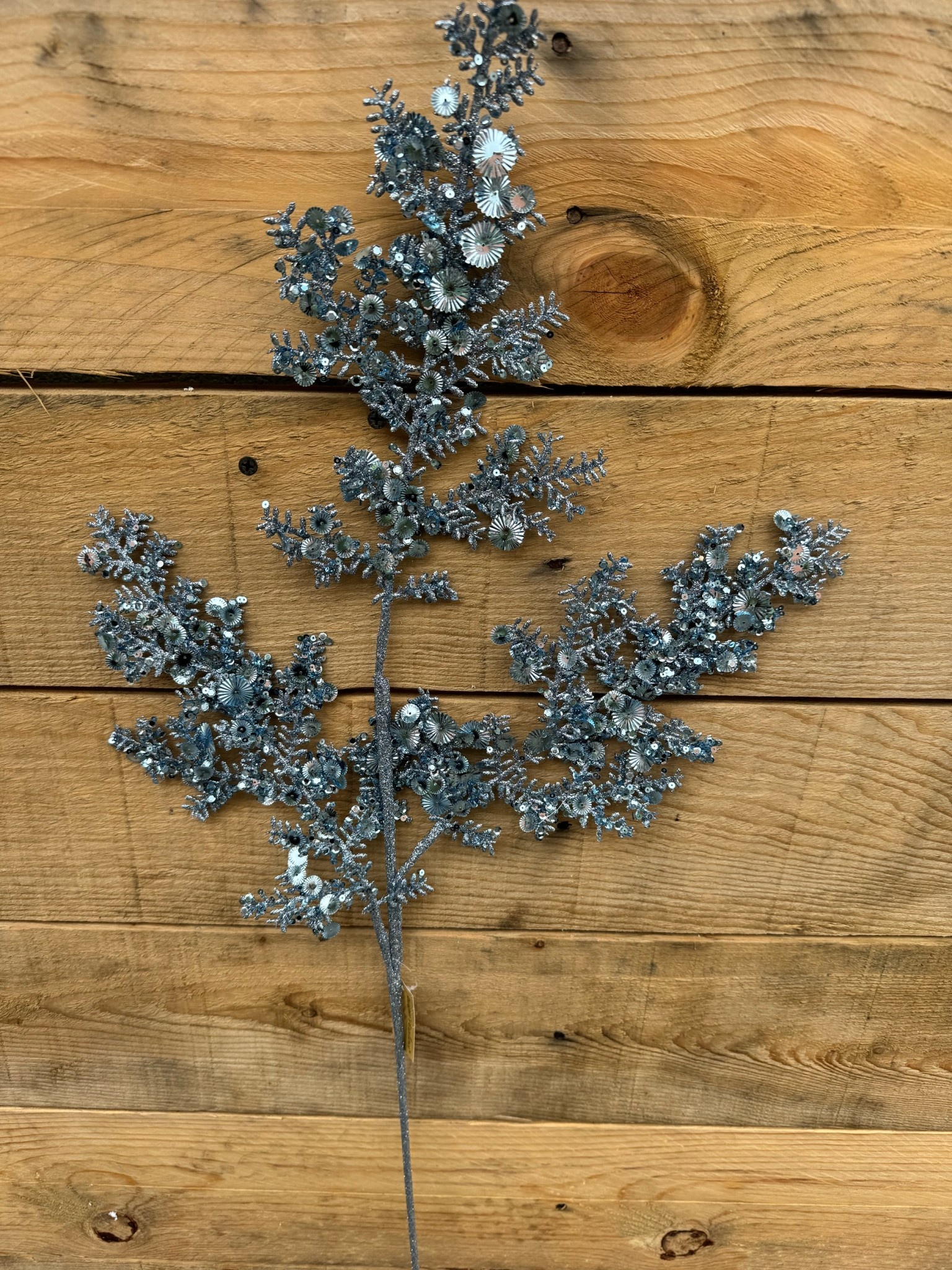 Blue Glitter Sequin Spray