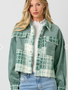 Curdoroy Plaid Shacket By: Mystree