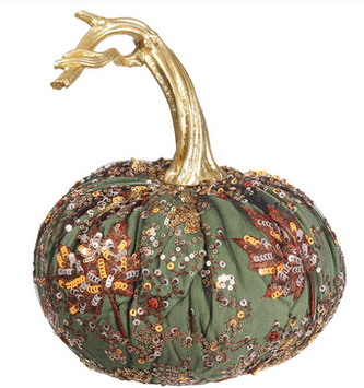 Harvest Sequin Pumpkin (2-Sizes)