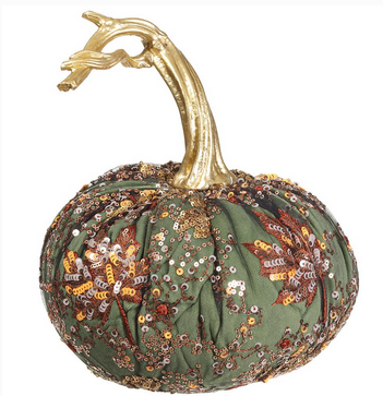 Harvest Sequin Pumpkin (2-Sizes)
