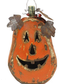 Hand Carved Happy Jack-o-Lantern (3-Sizes)