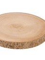 Round Paulowina Wood Slice (3-Sizes)