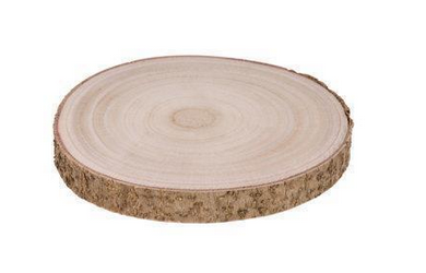 Round Paulowina Wood Slice (3-Sizes)