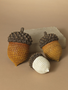 Set of 3 Harvest Acorns