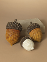 Set of 3 Harvest Acorns