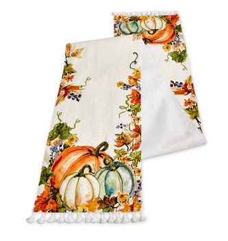 7.5" Pumpkin On Vine Runner 7.5" Pumpkin On Vine Runner