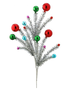 Multicolor Tinsel Ball Spray