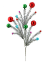 Multicolor Tinsel Ball Spray