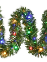 9-Ft Multicolor Mixed Greenery Christmas Garland
