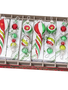Set of 9 Vintage Christopher Radko Glass Icicle Ornaments