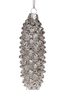 Glass Slender Pinecone Ornament (2-Colors)