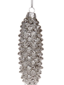 Glass Slender Pinecone Ornament