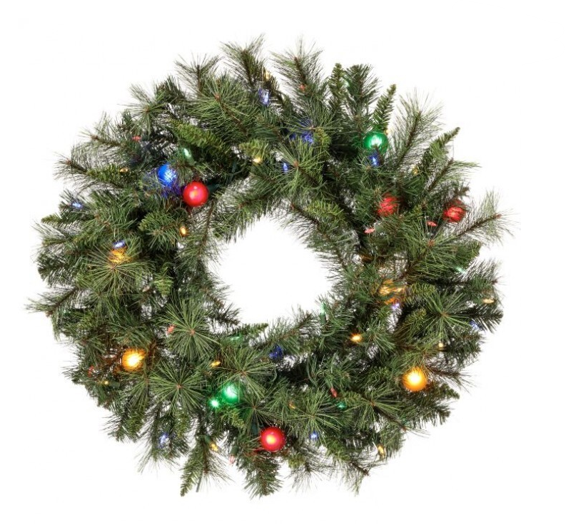 30" LED Twinkle Belgium Wreath