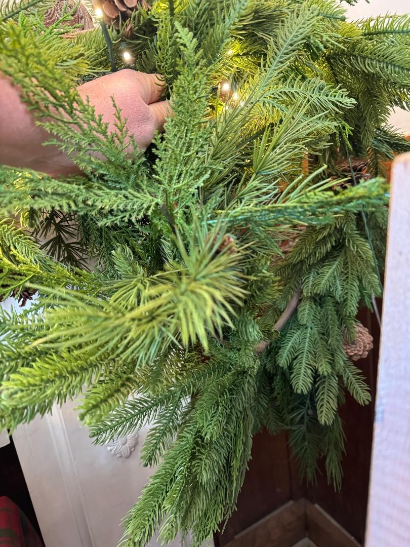 6-ft. Natural Touch Mixed Evergreen Garland