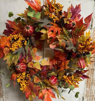 Custom Fall Splendor Wreath