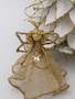 Golden Hanging Angel Ornament