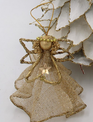 Golden Hanging Angel Ornament