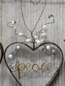Metal Inspirational Heart Ornament (4-Styles)