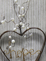 Metal Inspirational Heart Ornament (4-Styles)