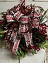 Custom Traditional Christmas Wreath