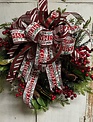 Custom Traditional Christmas Wreath